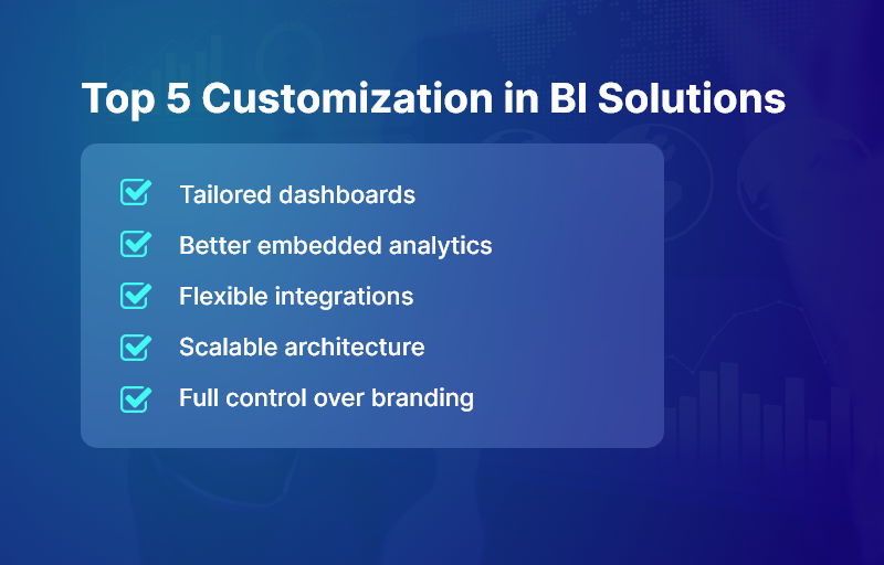 Top 5 Customization in BI Solutions